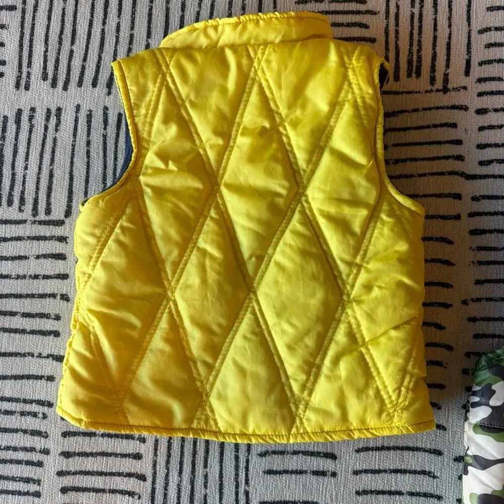 Children's Yellow and Camouflage Vest Set